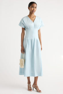 Isilda | Kai Pleated Blouson Dress in Size Extra Small