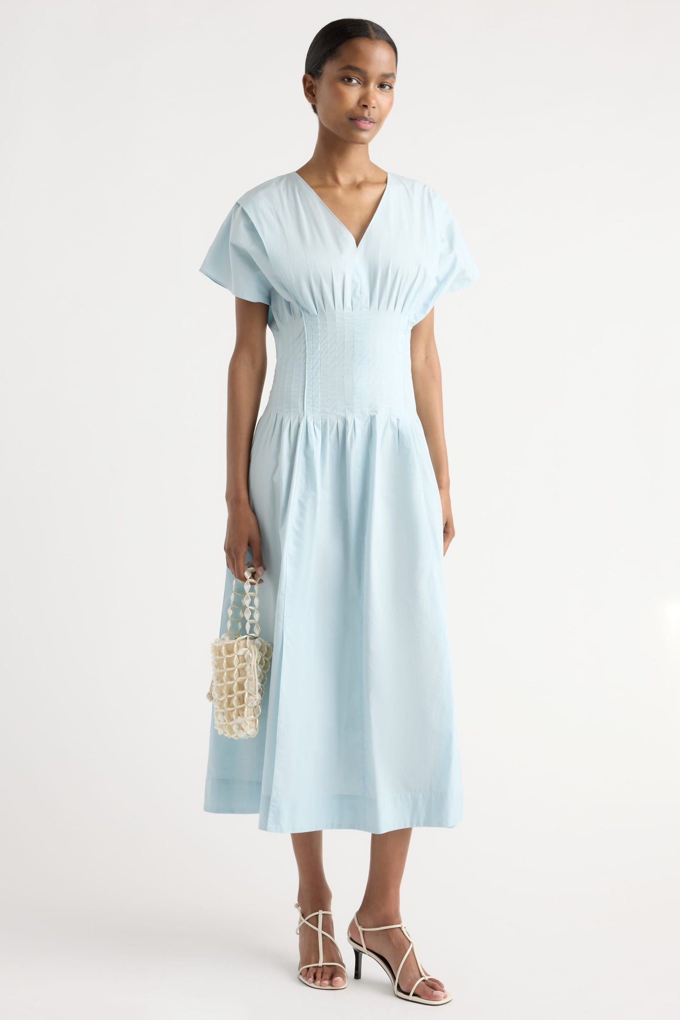Isilda | Kai Pleated Blouson Dress in Size Extra Small