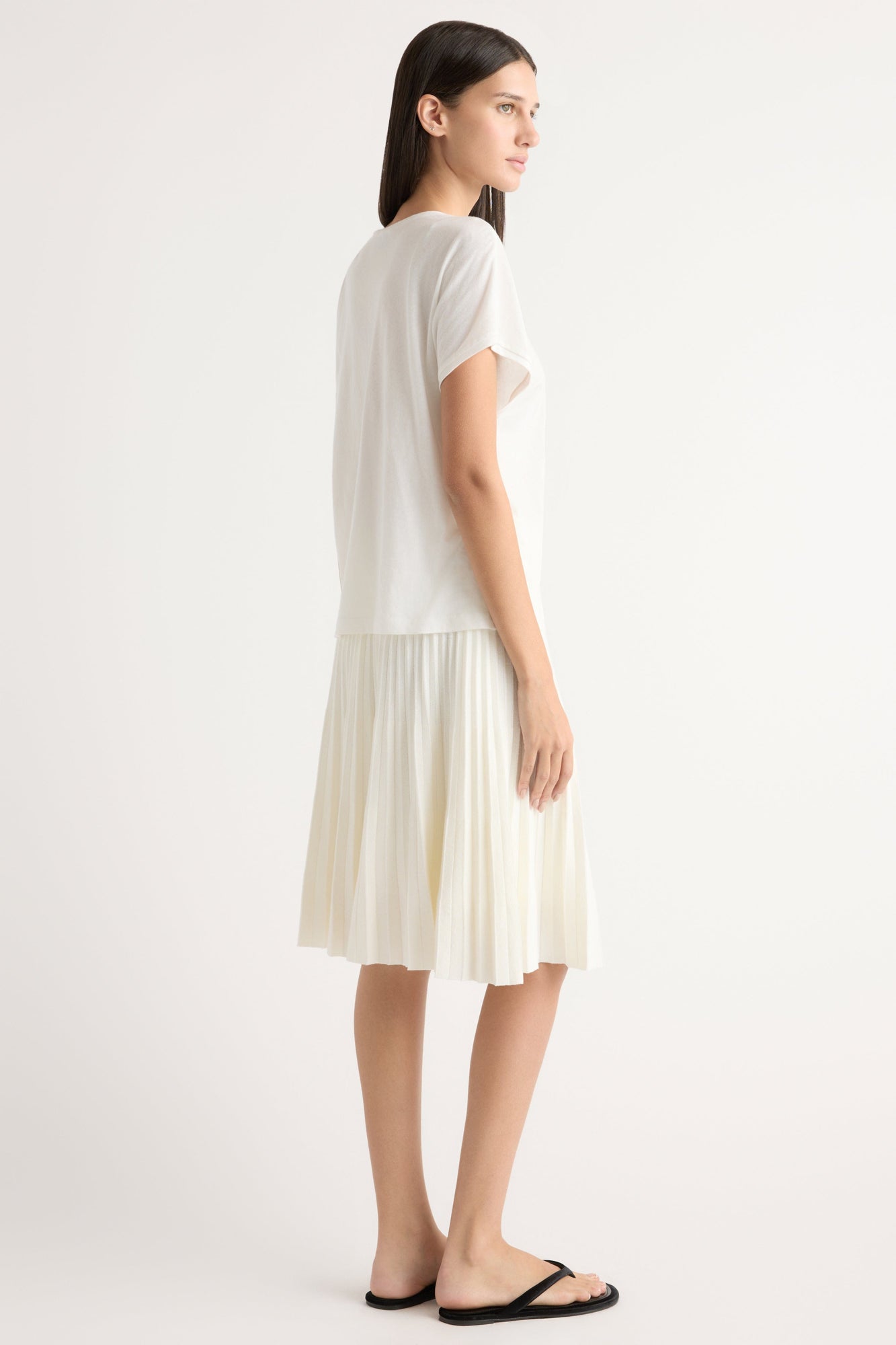 Karolina | Katerina Pleated Knit Skirt in Size Extra Small 