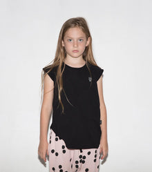Kid | Light Braille Baggy Pants | Black