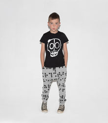 Kid | Light Braille Baggy Pants | Black