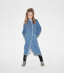 Kid | Denim Military Coat | Denim