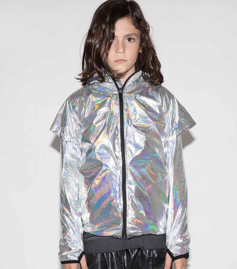 Kid | Silver Wind Jacket | Silver