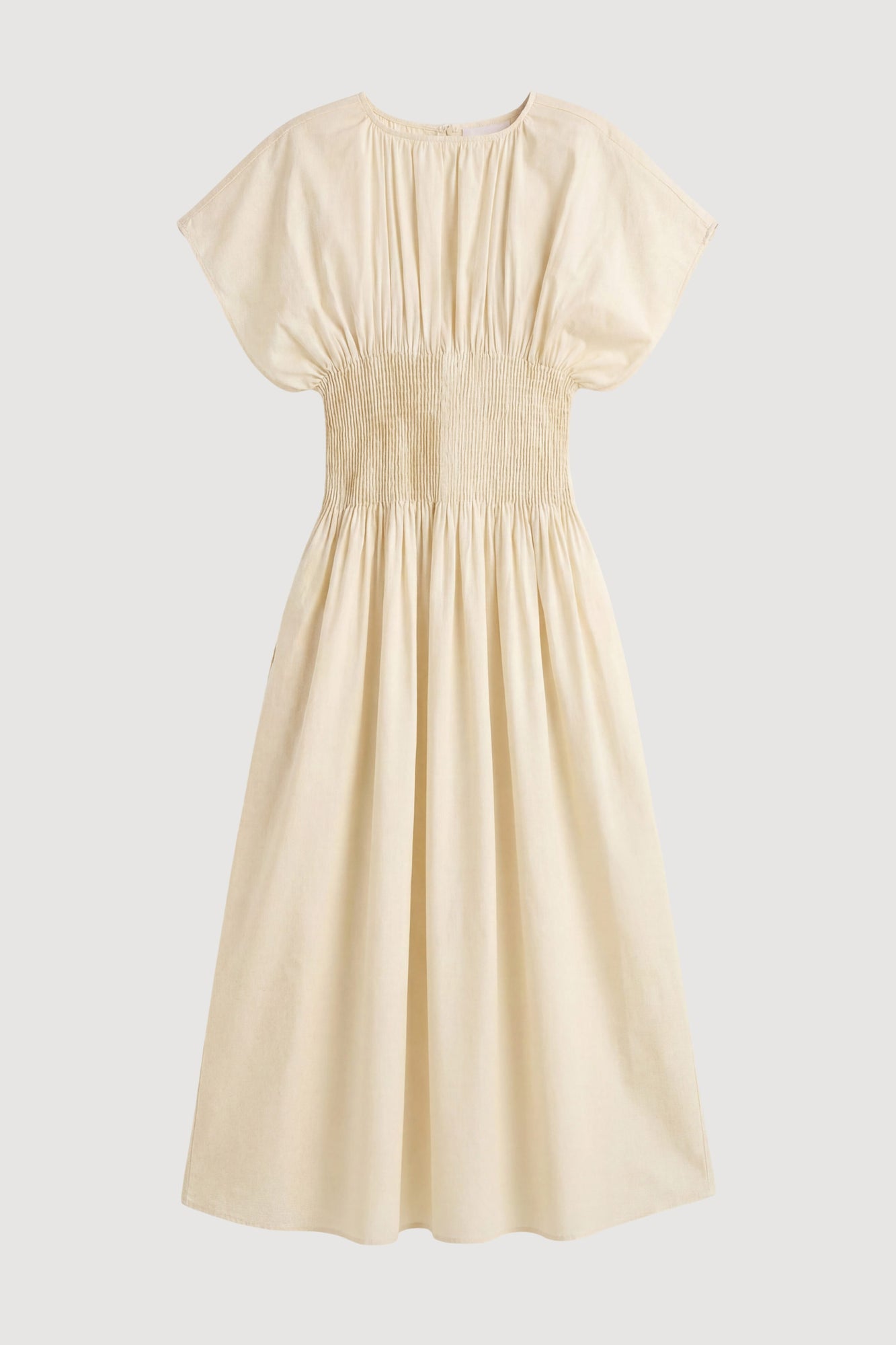 Aya | Krys Pleated Crew-Neck Dress - Flat