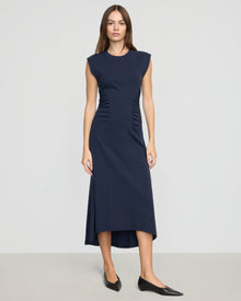 Beate | Lenox Side Ruched Dress in Size Extra Small