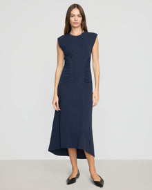Beate | Lenox Side Ruched Dress in Size Extra Small