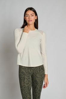 Lululemon | Sculpt Cross-Vent Long Sleeve | Light Ivory