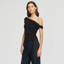 Renee | Mai Asymmetric Off-Shoulder Tee in Size Small