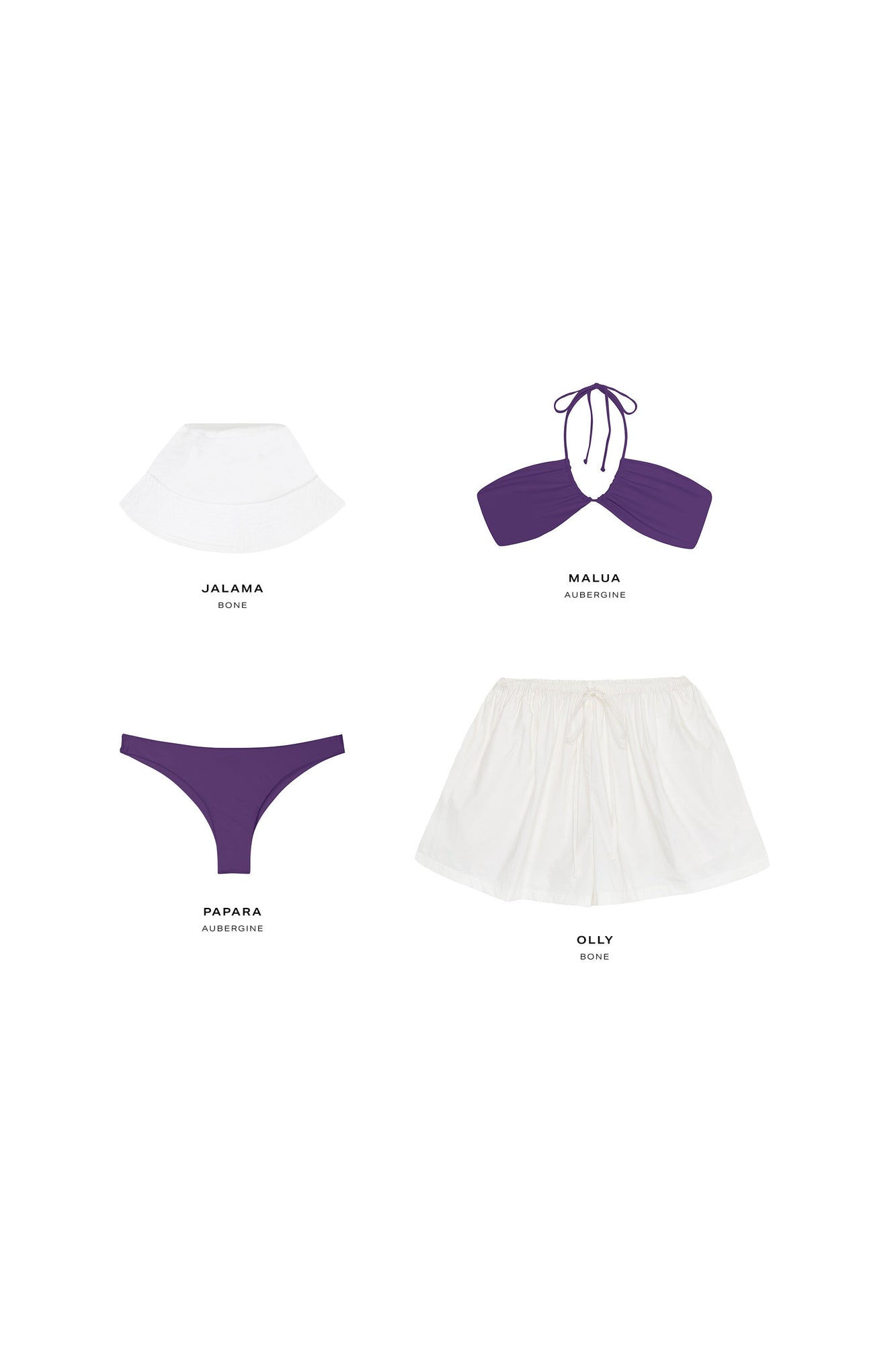 Malua Top | Aubergine