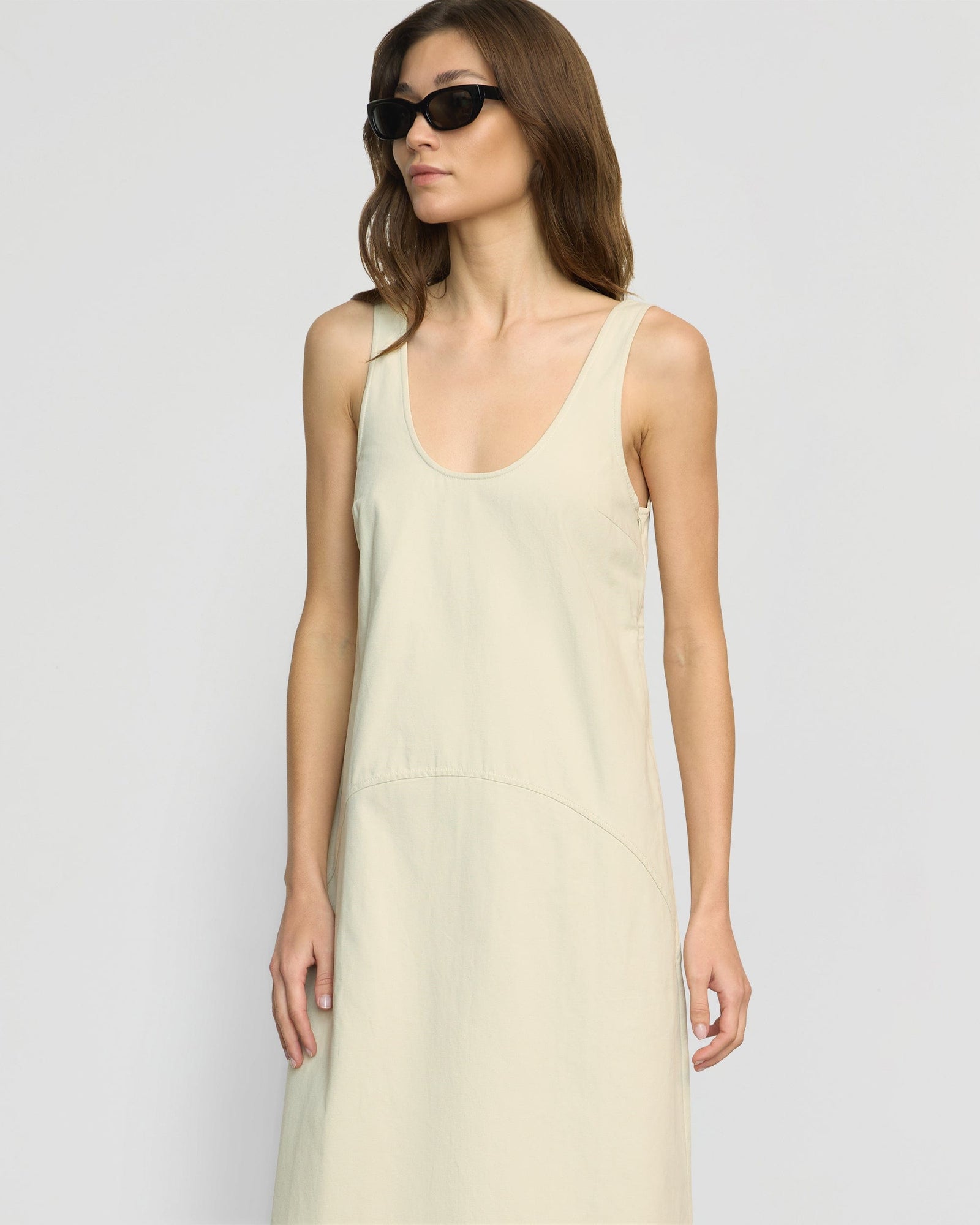 Renee | Mavis U-Neck Tank Dress in Size Small
