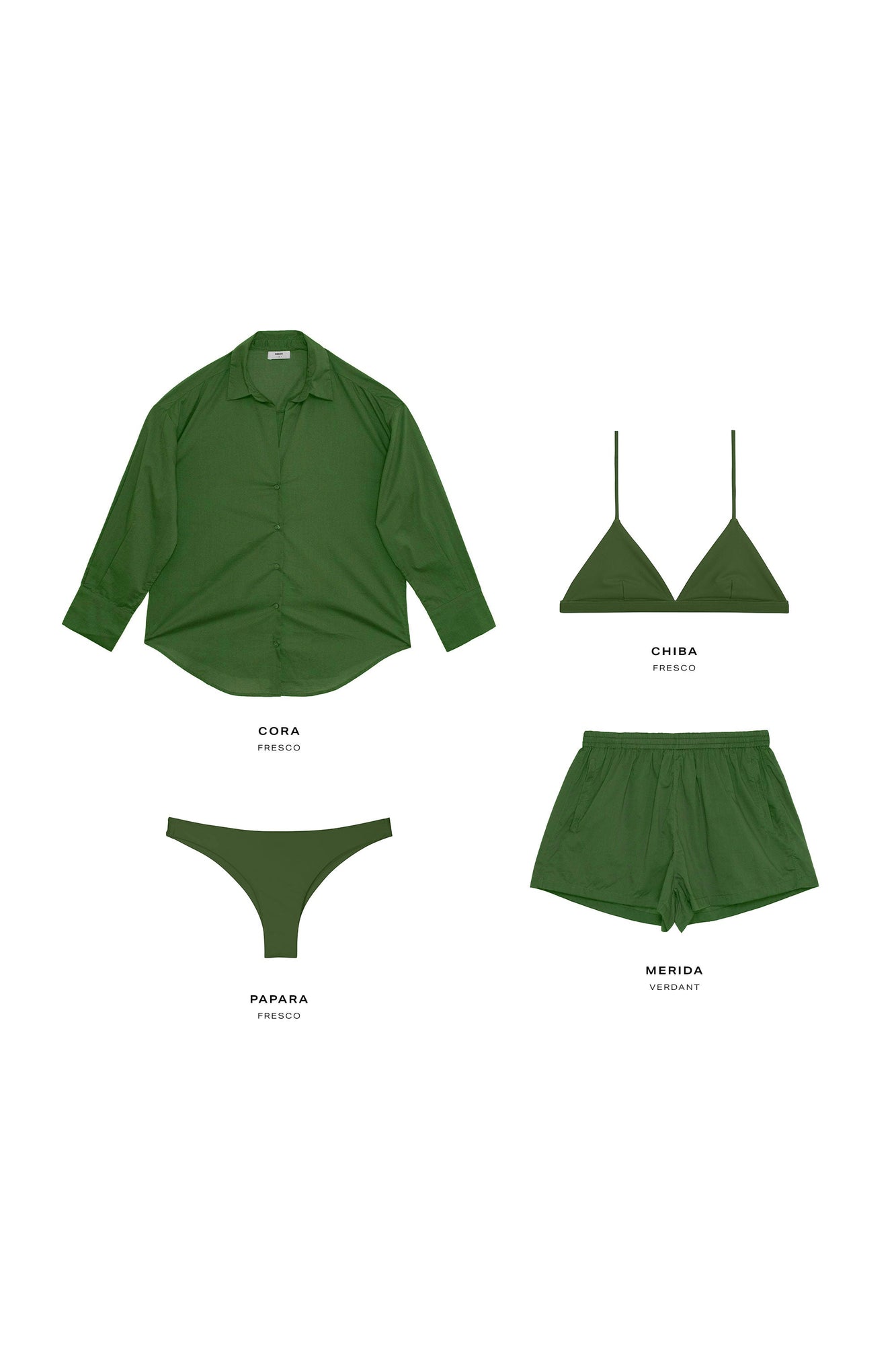 Merida Shorts | Verdant