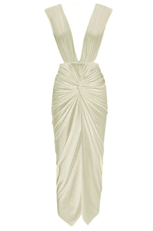 Mia Midi Dress | Silver