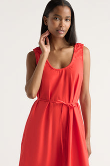 Isilda | Midori Organic Cotton U-Neck Dress in Size Extra Small
