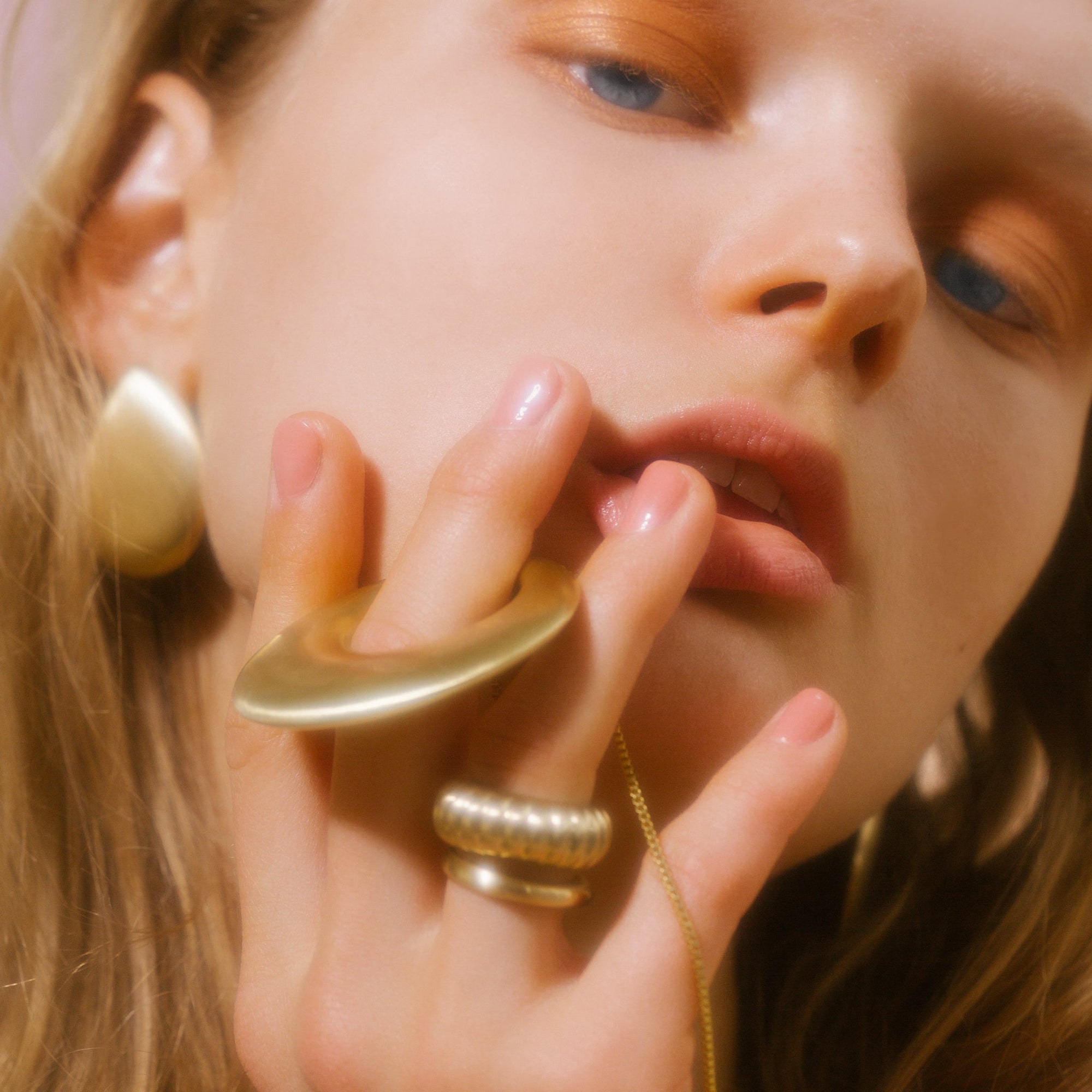Cassini Ring - Satin Finish | 18K Gold Plated