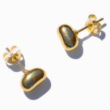 Mini Bean Earrings | 18K Gold-Plated on Brass