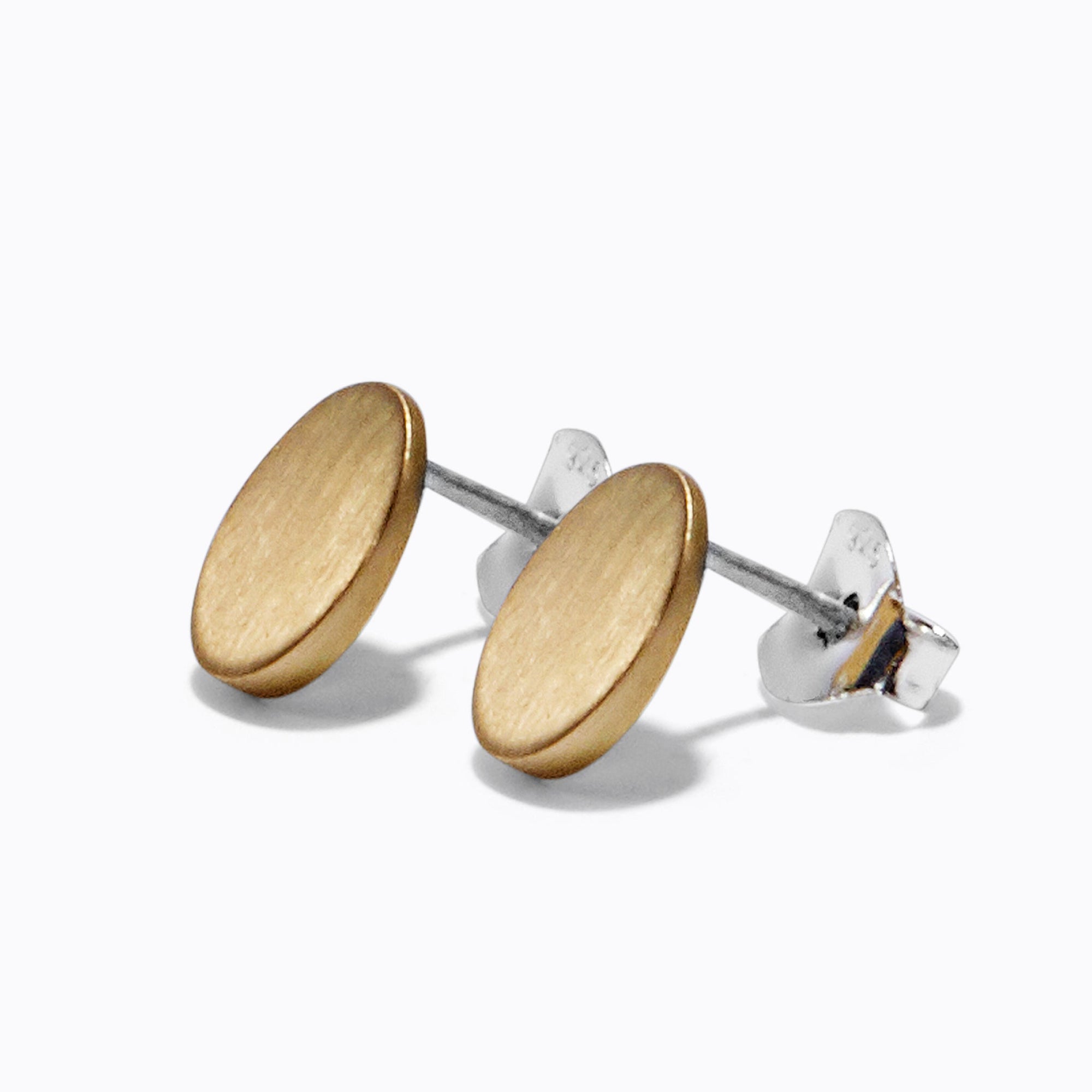 Mini Plus Earrings | Recycled Brass