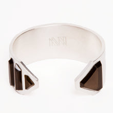 Vice Cuff | Brass | Smokey Quartz