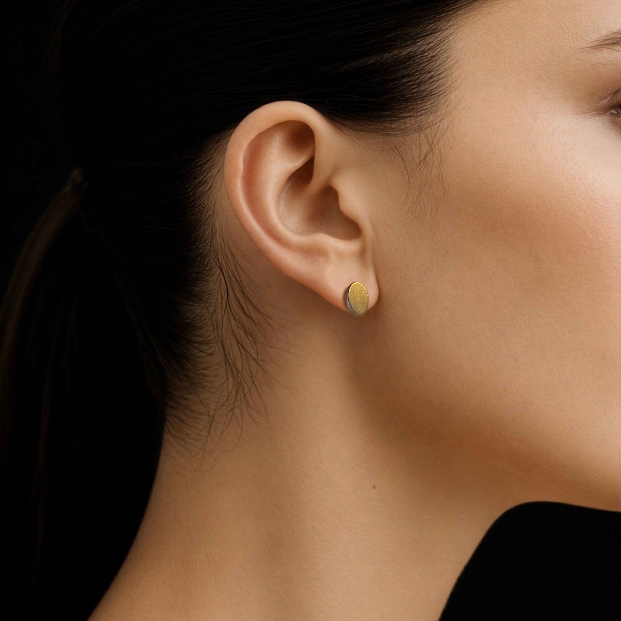 Mini Plus Earrings | Recycled Brass
