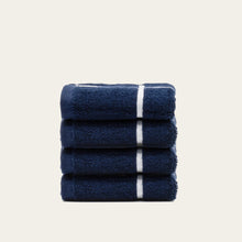 Miramar Australian Cotton Towels | Navy/White