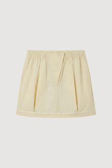 Arya | Misha Stretch-Waist Placket Mini Skirt in Size Small - Flat