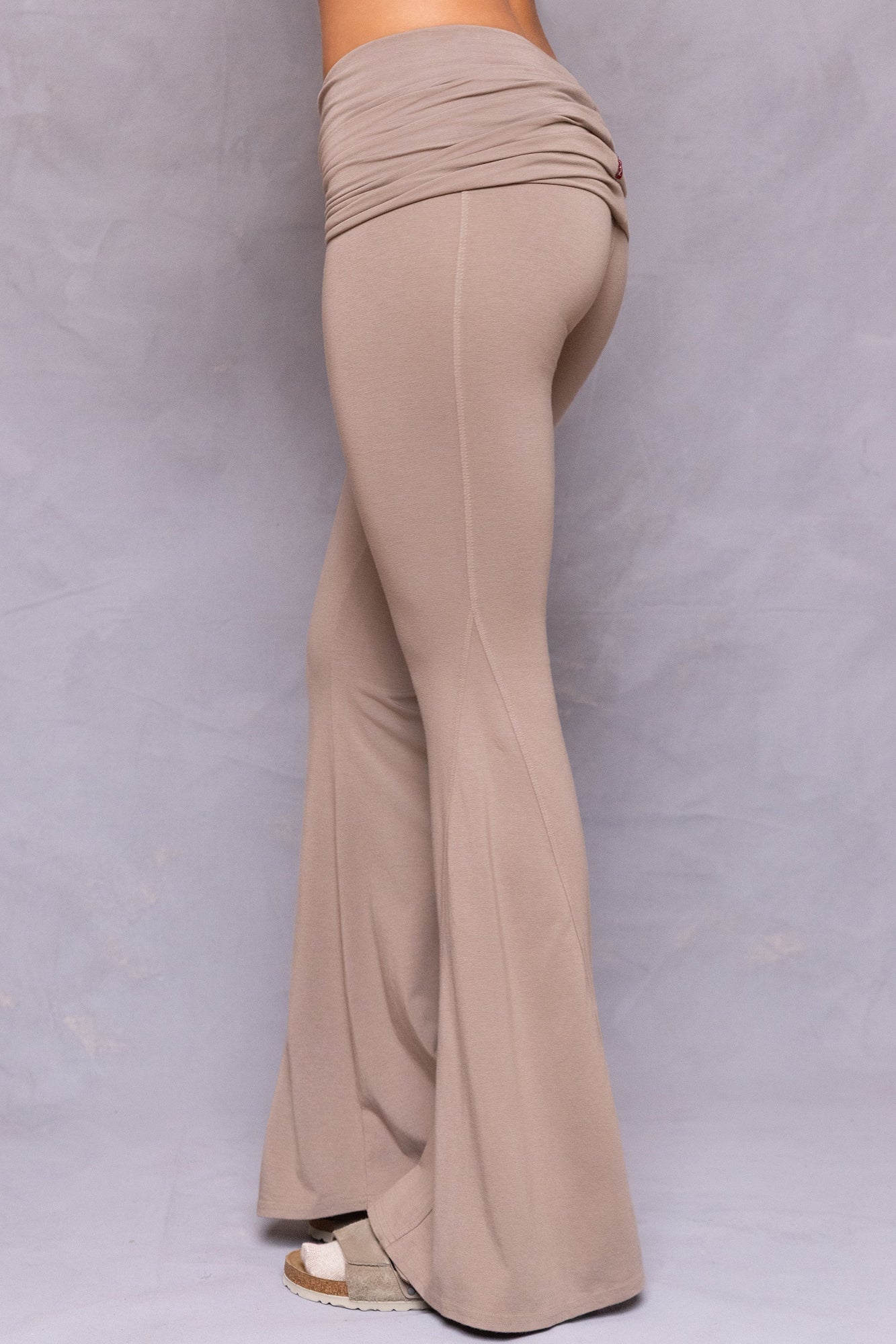 Women | Long Rolldown Hippie Pant | Woodsmoke