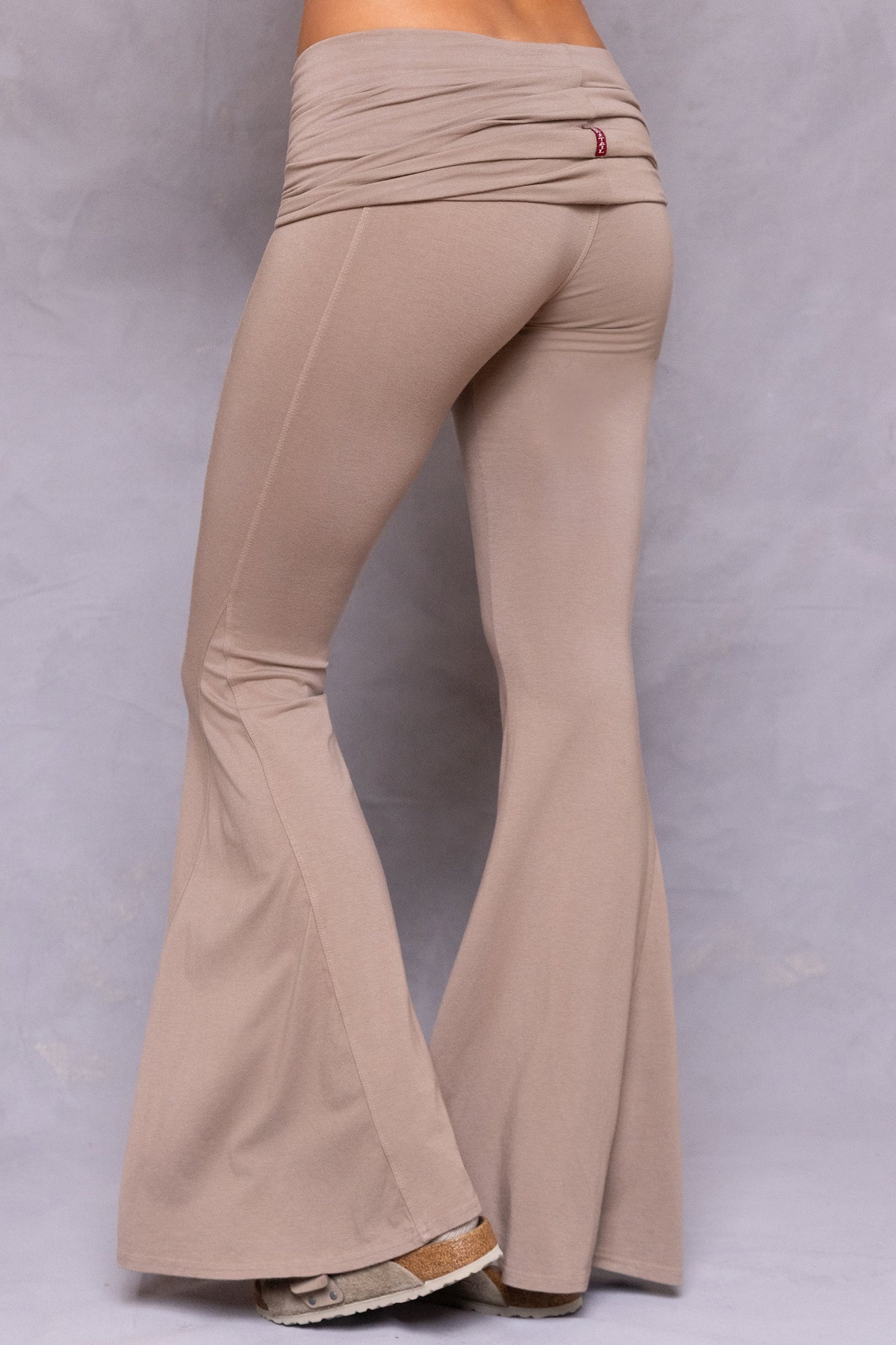 Women | Long Rolldown Hippie Pant | Woodsmoke