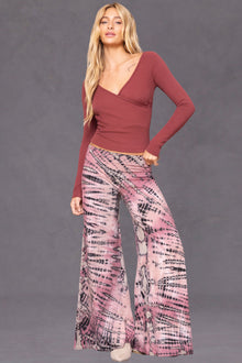 Women | Wide Leg Gypsy Pant | Multi Color Adire Wash 1