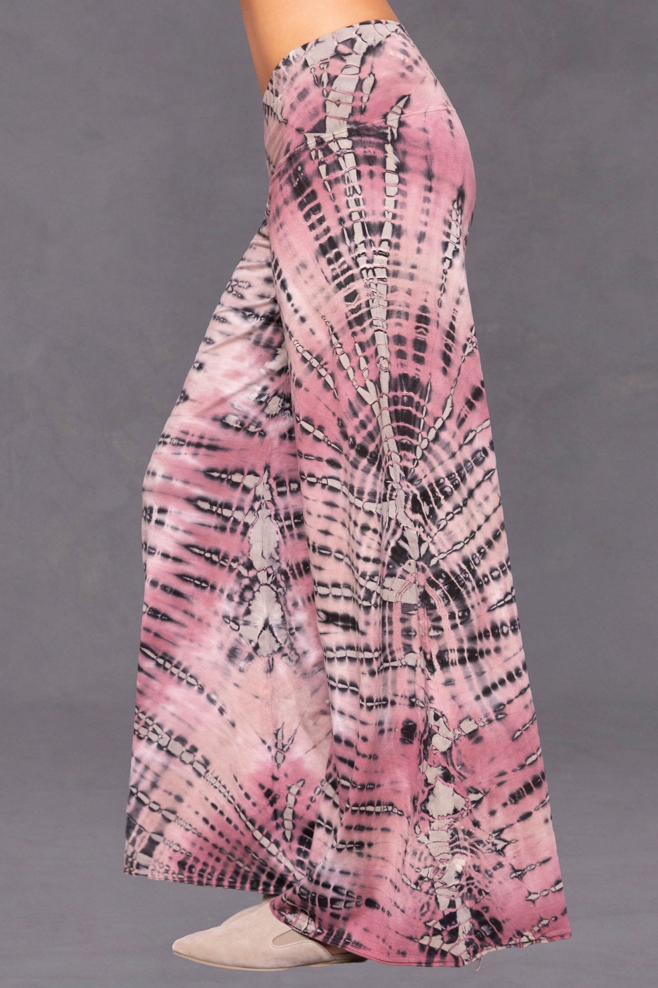 Women | Wide Leg Gypsy Pant | Multi Color Adire Wash 1