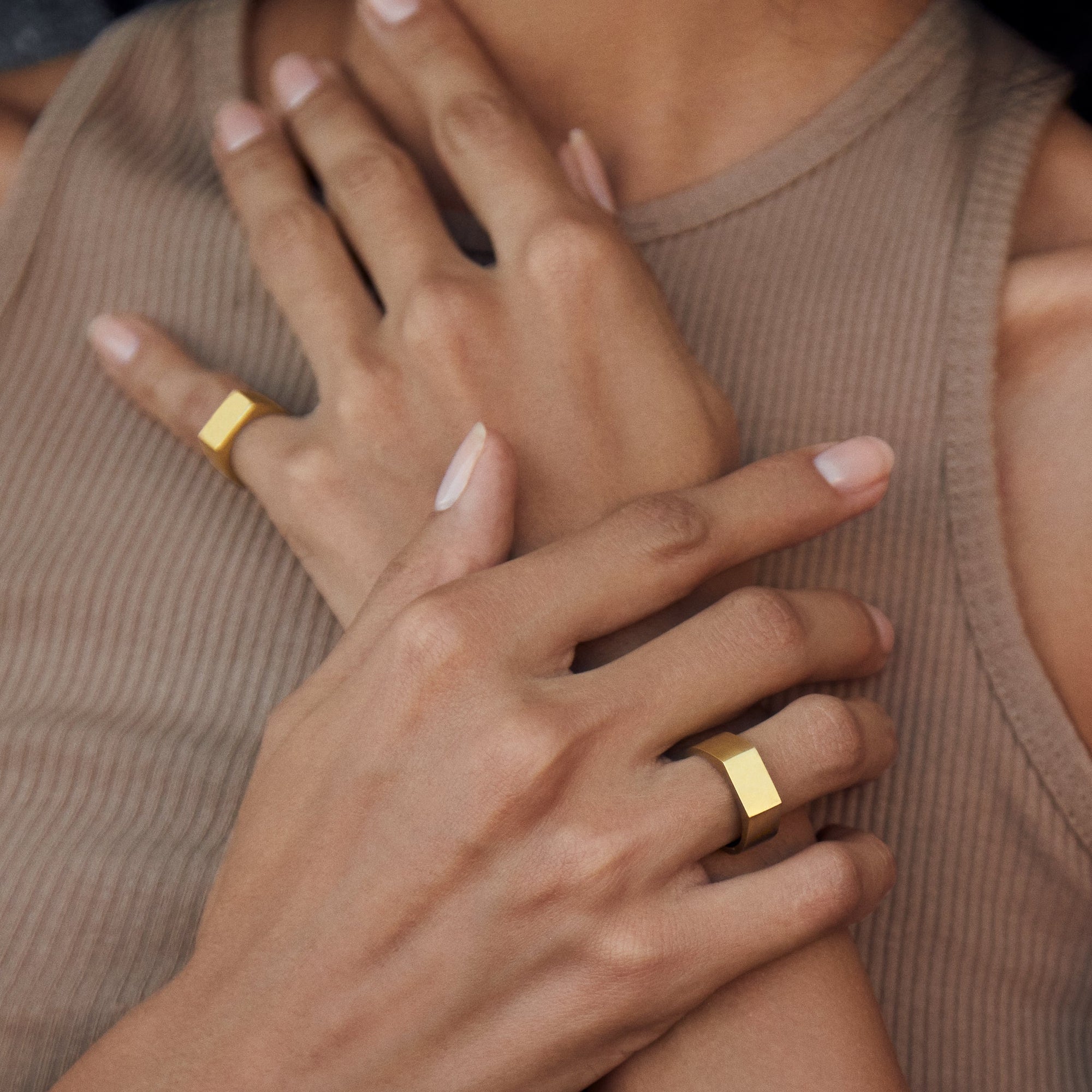 Paradox Ring | Brass | Matte Black