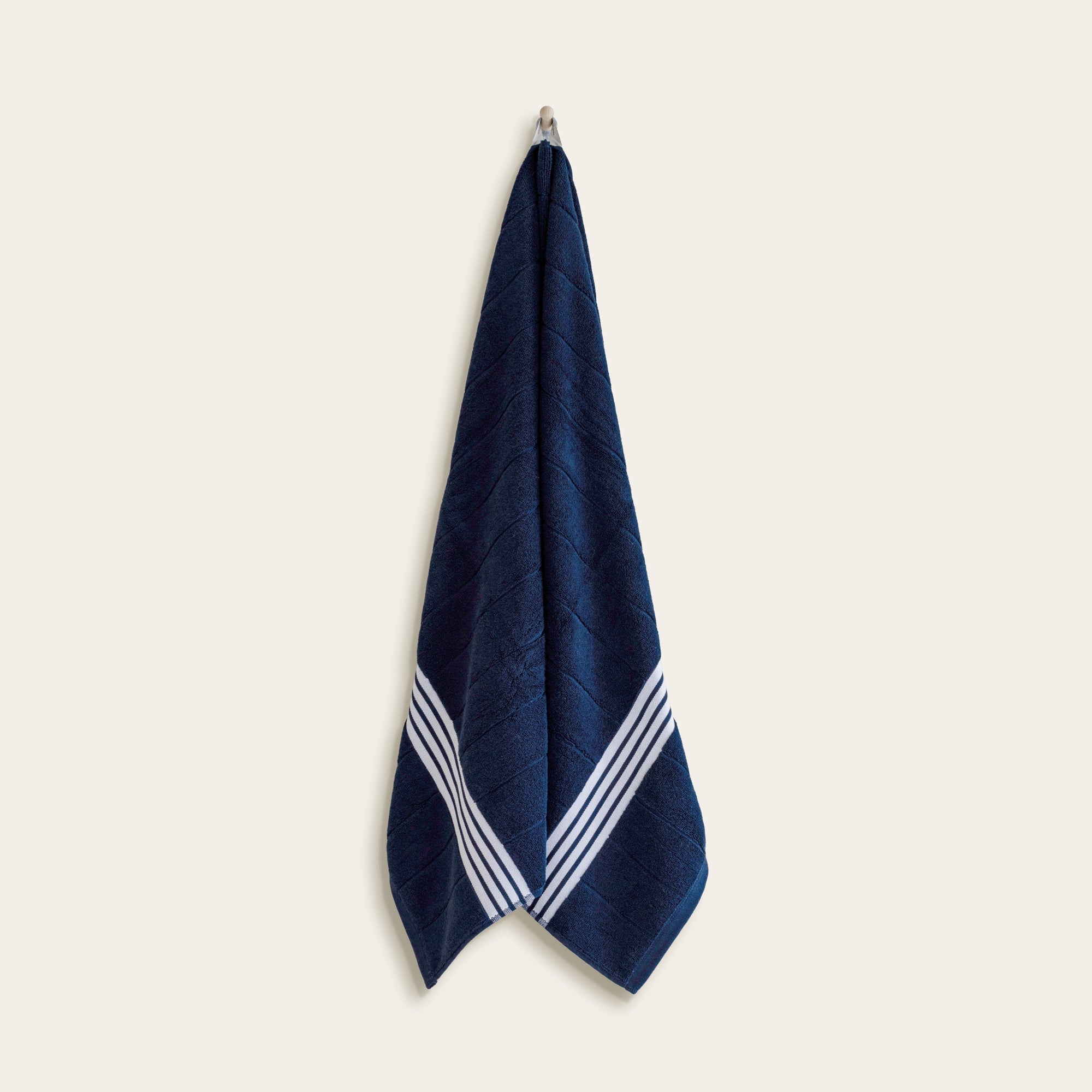 Nautilus Australian Cotton Towels | Navy/White