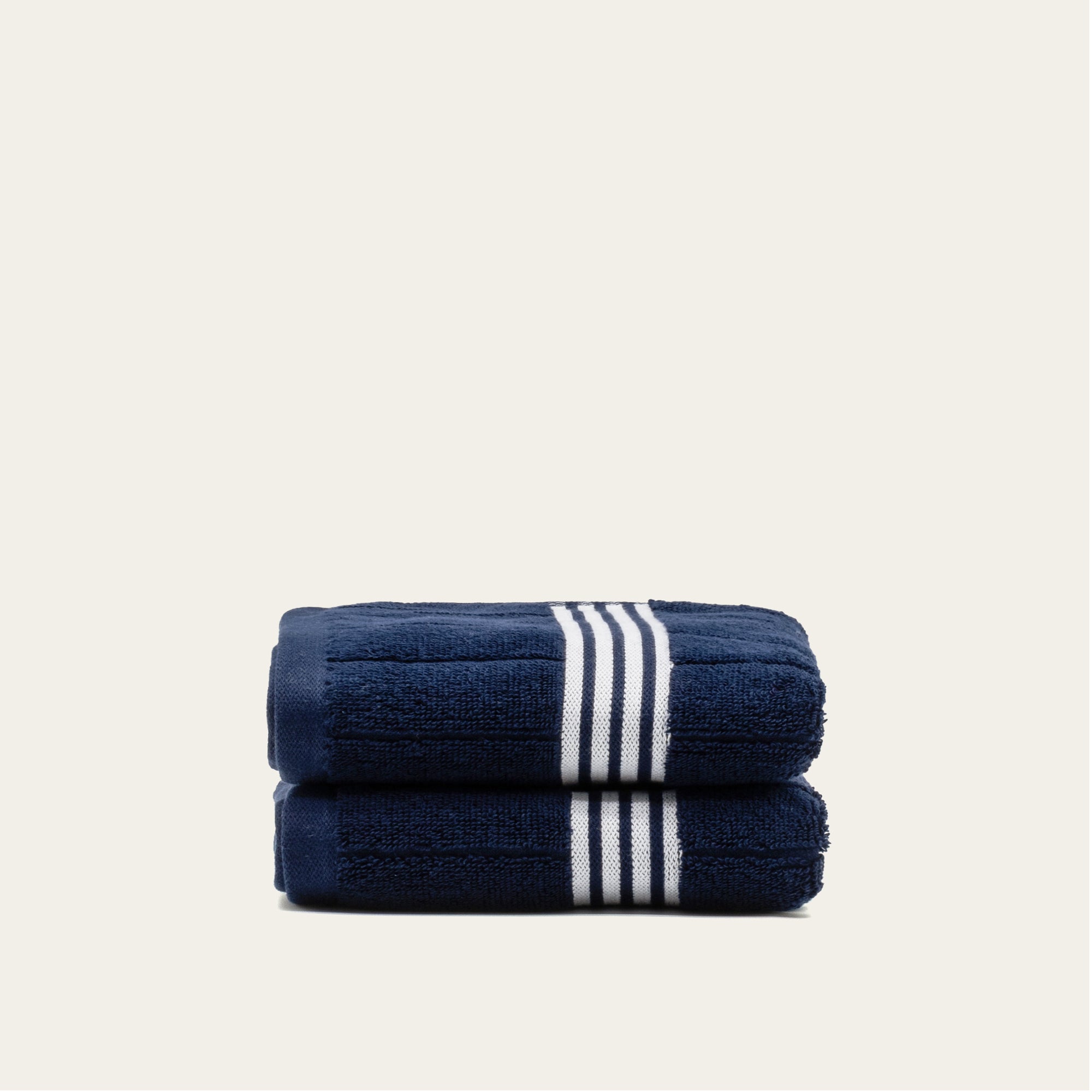 Nautilus Australian Cotton Towels | Navy/White