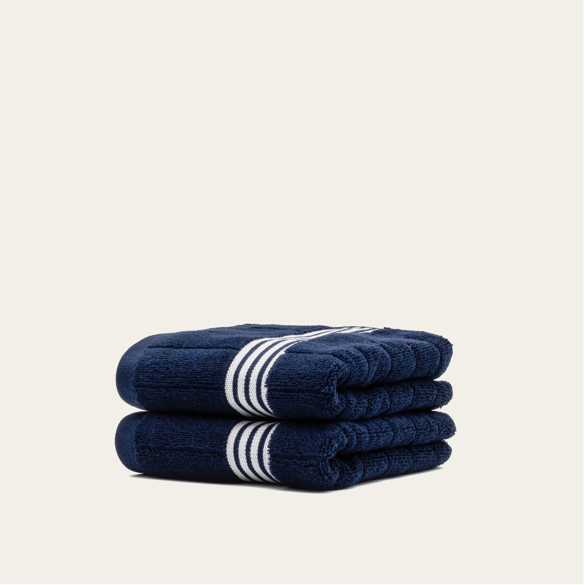 Nautilus Australian Cotton Towels | Navy/White