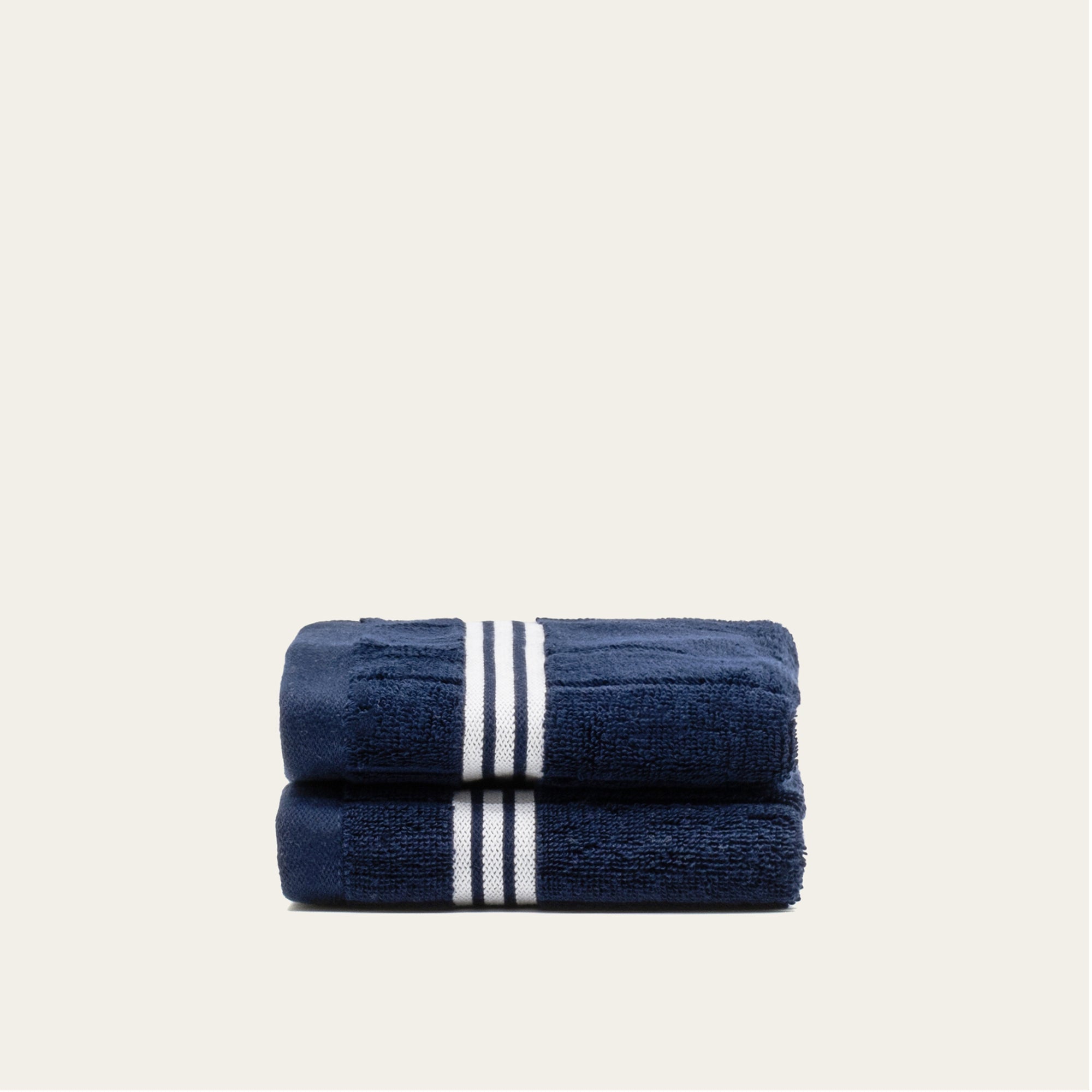 Nautilus Australian Cotton Towels | Navy/White