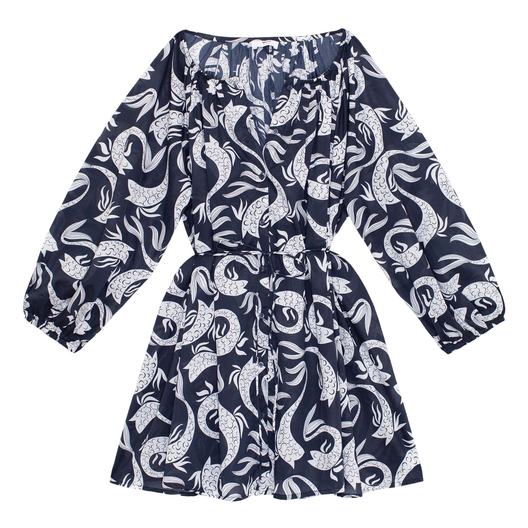 Nea Dress | Serpentine Blue