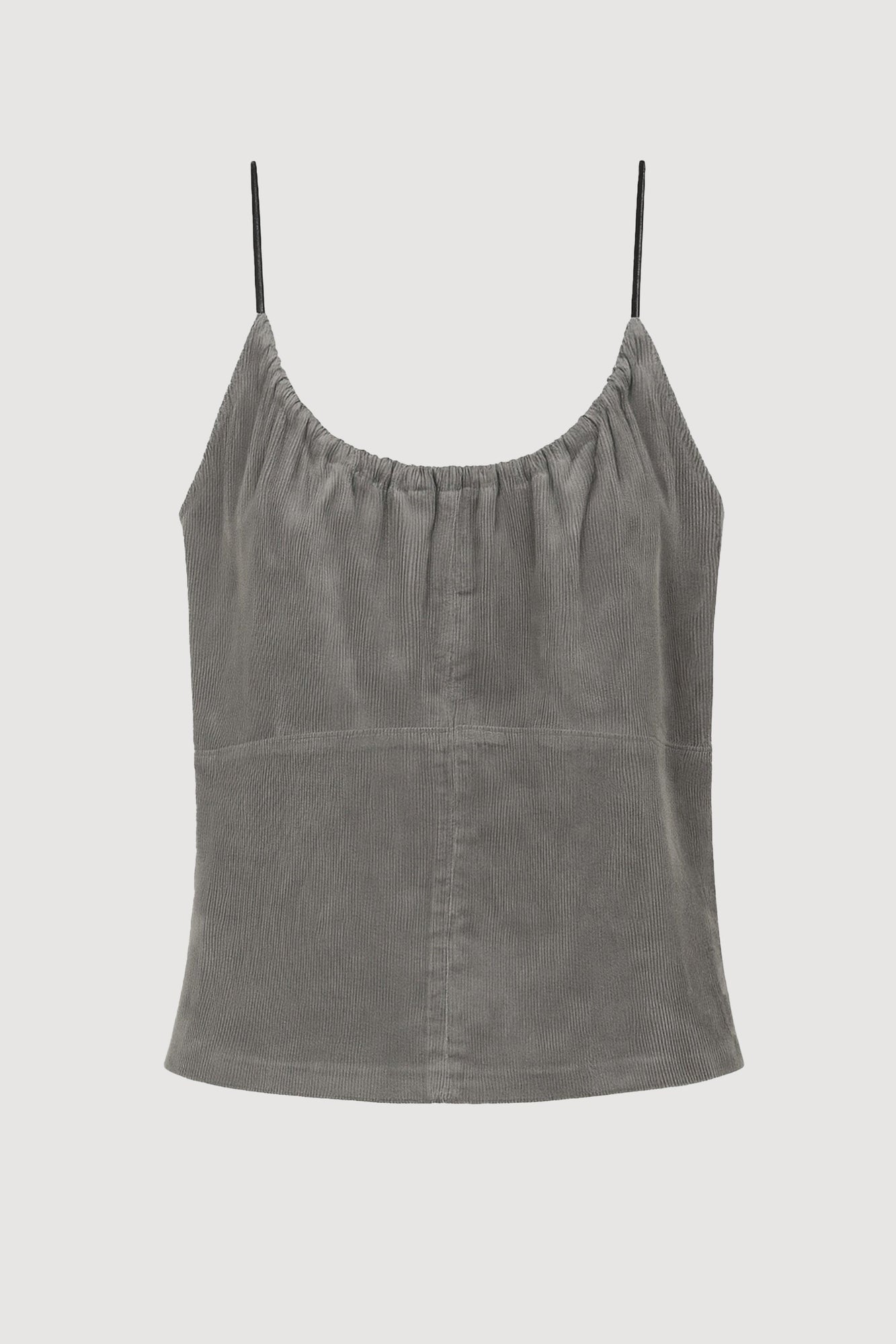 RenÃ©e | Nefferti Corduroy Ruched Cami in Size Extra Small
