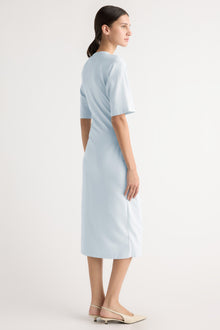 Karolina | Noa Organic Cotton T-Shirt Wrap Dress in Size Extra Small