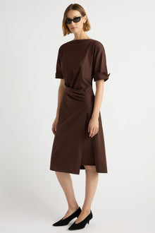 Mali | Noelle Asymmetric-Wrap Dress in Size Small