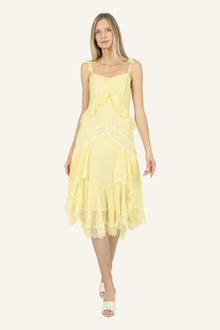 Lenore Midi Dress | Lemon Sorbet
