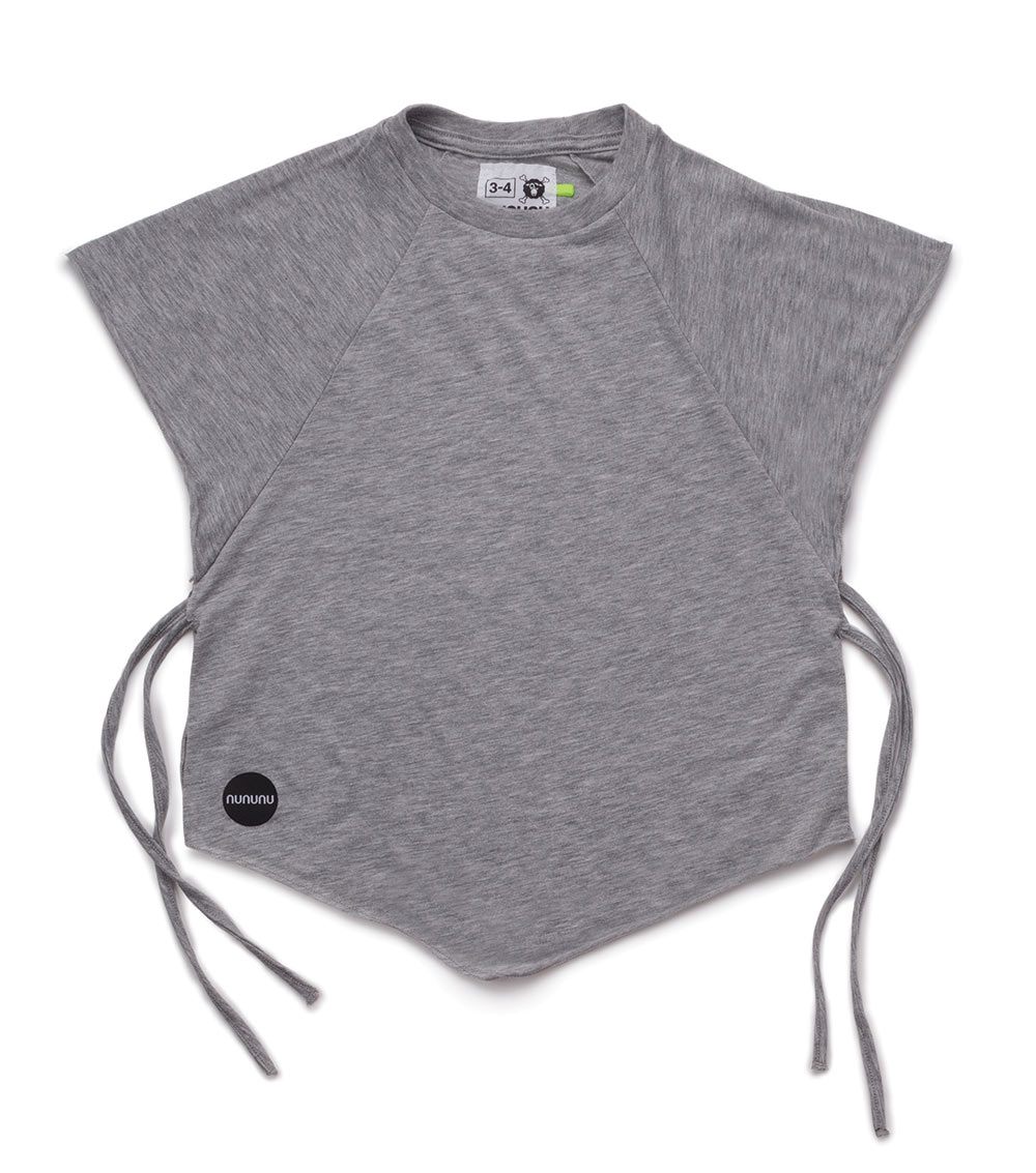 Kid | Light Poncho | Heather Grey