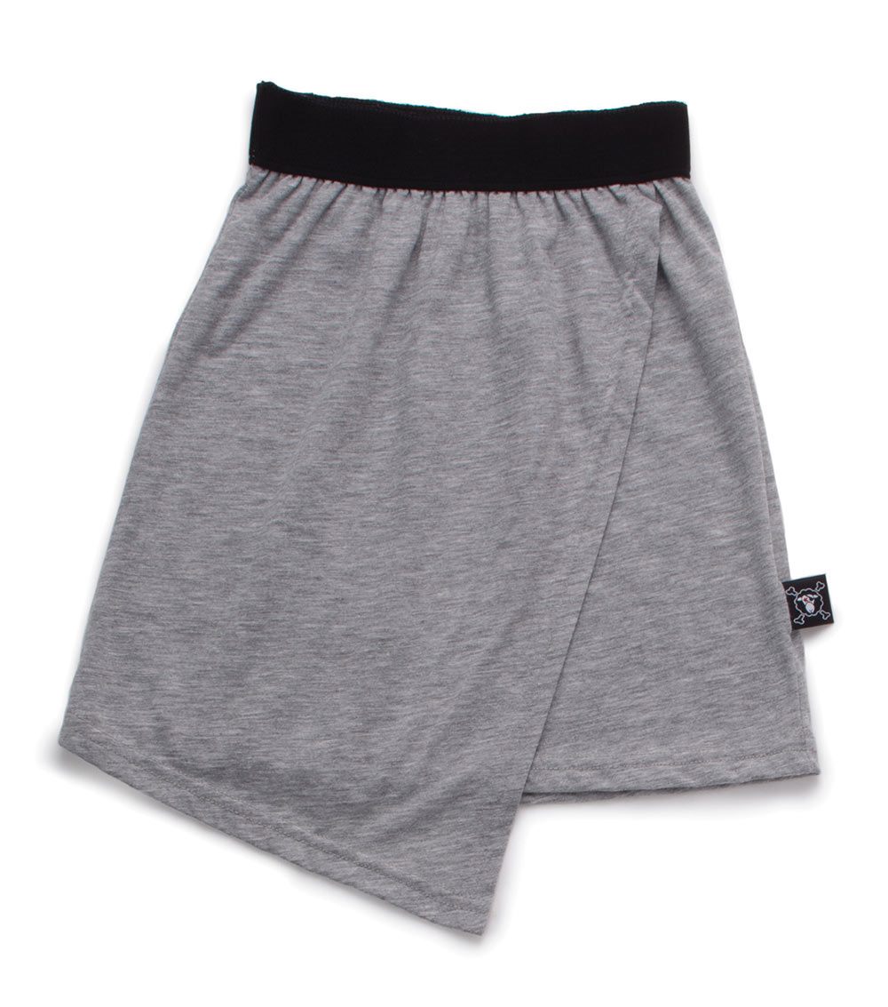 Kid | Envelope Skirt | Heather Grey