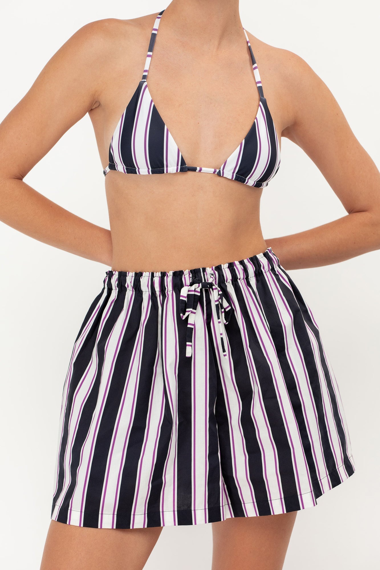 Olly Shorts | Cabana Stripe