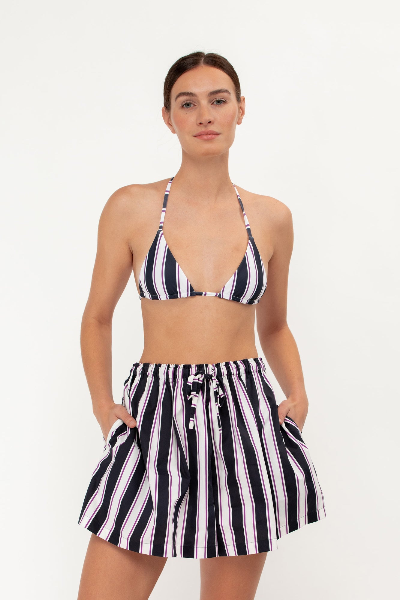 Olly Shorts | Cabana Stripe