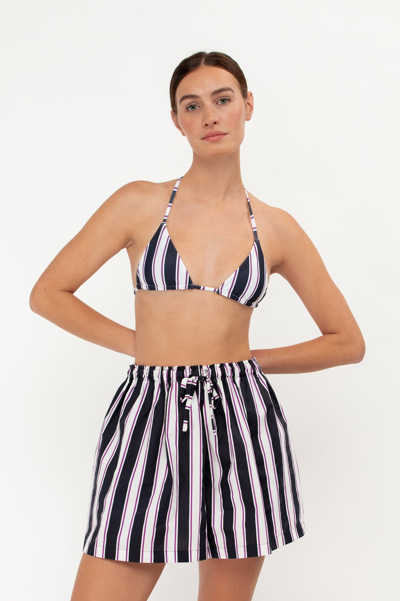 Olly Shorts | Cabana Stripe