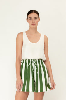 Olly Shorts | Verdant Stripe