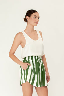 Olly Shorts | Verdant Stripe