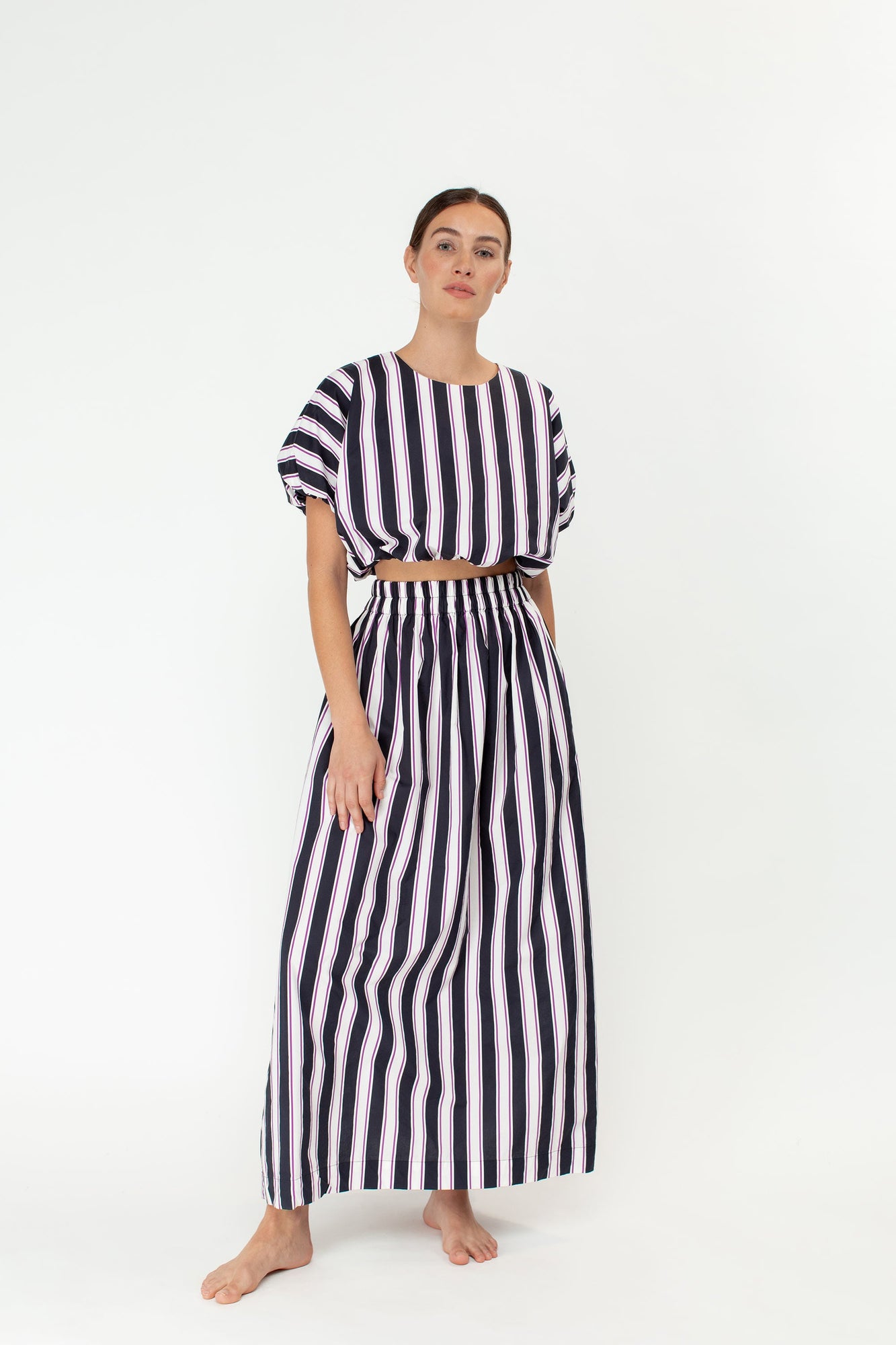 Delia Skirt | Cabana Stripe