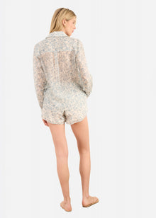 Rafella Silk Cotton Top | Coastal Paisley