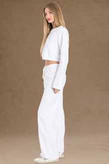 Women | Vintage Reversed Fleece Drawstring Sweatpant | Off-White