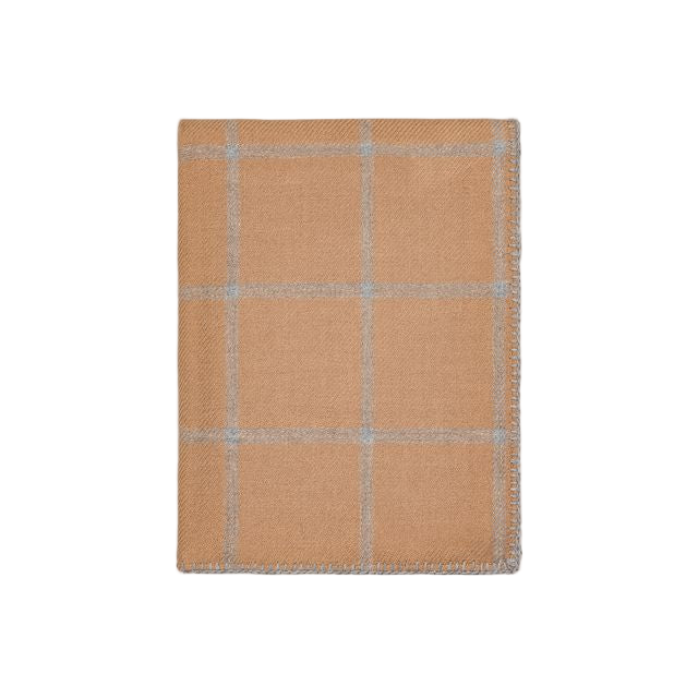 Graydon Throw | Camel/Light Grey