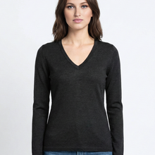 V Neck Sweater | Black